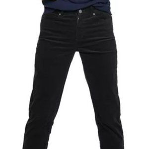Croft & Barrow Black Velour Straight Pants